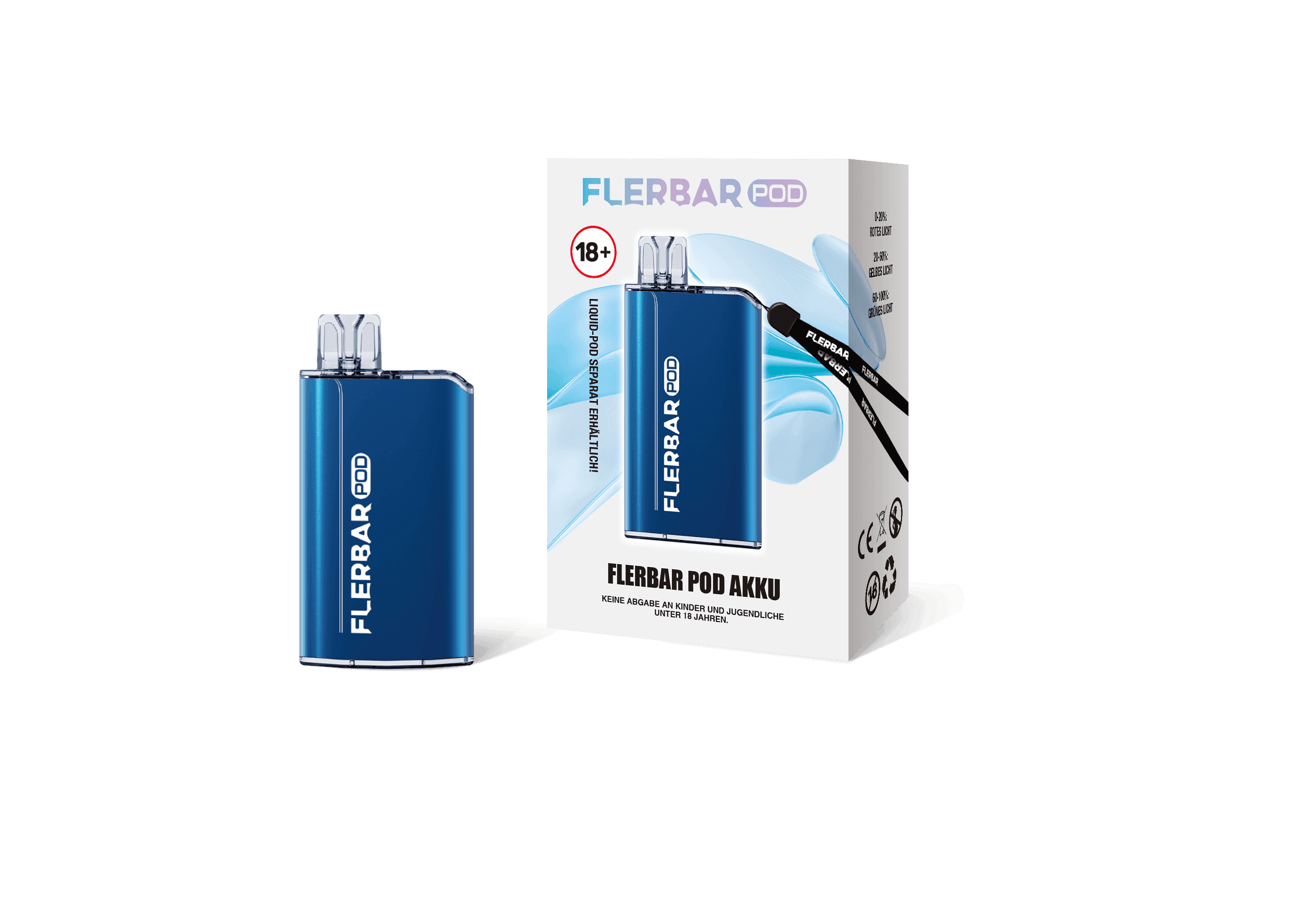Flerbar Pod Akkuträger Blau - EdenVape24